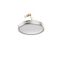 Customizable American specification LED double aluminum edge ceiling light for elegant interiors